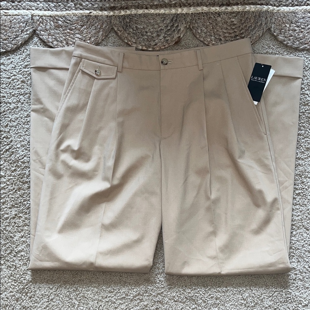 Lauren Ralph Lauren Women's Tan Dress Pants